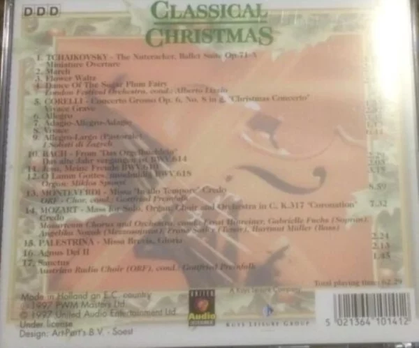 Classical Christmas Various 1997 CD Top-quality Free UK shipping