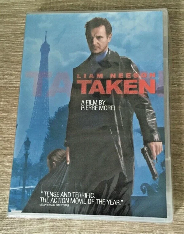 TAKEN Liam Neeson DVD Top-quality Free UK shipping