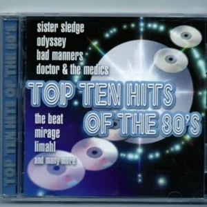 Top Ten Hits of the 80's Various 2000 CD Top-quality Free UK shipping