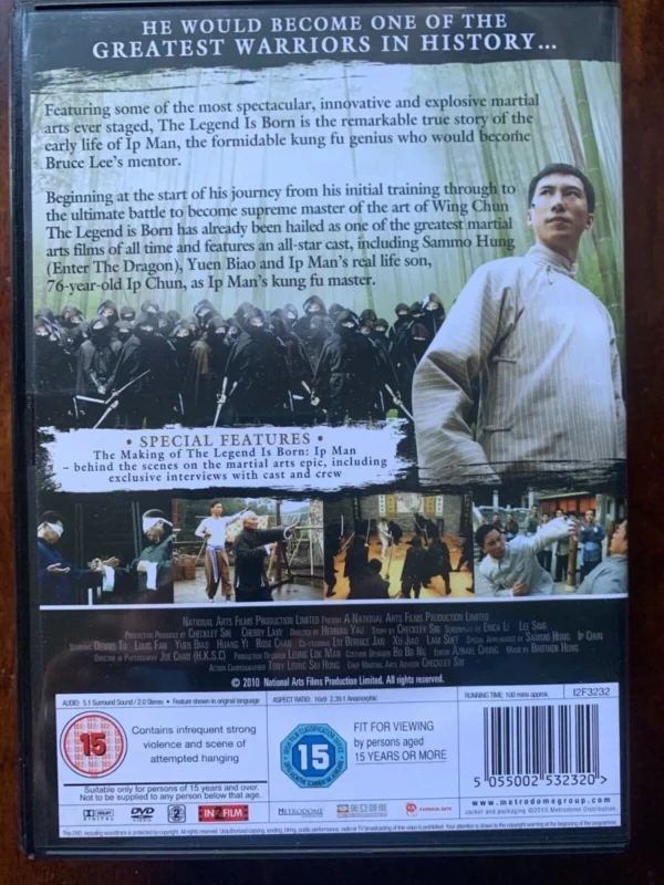 The Legend Is Born: Ip Man Sammo Hung 2012 DVD Top-quality Free UK shipping