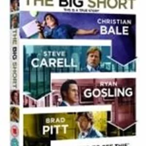 The Big Short Christian Bale 2016 DVD Top-quality Free UK shipping