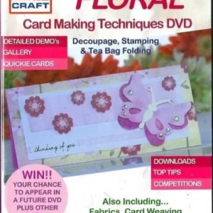 Floral Card Making Techniques DVD Top-quality Free UK shipping