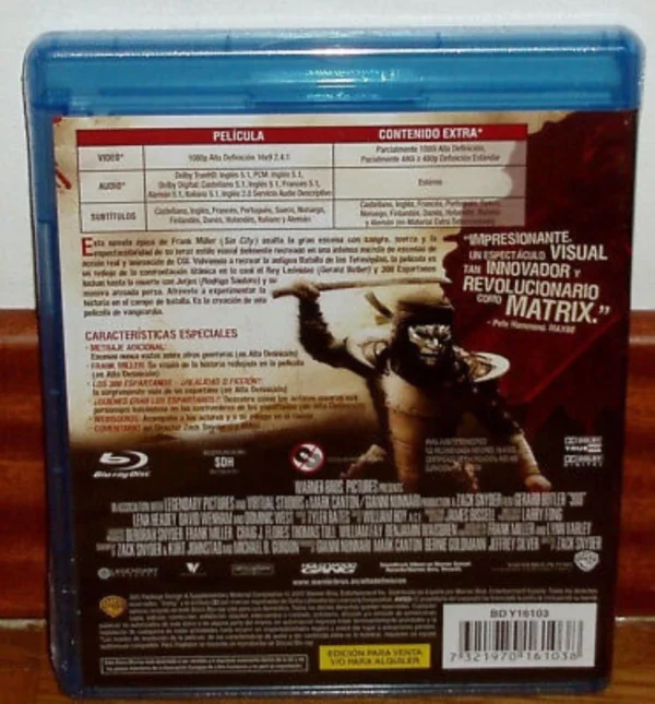 300 Gerard Butler Blu-ray Top-quality Free UK shipping