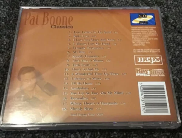 Pat Boone Pat Boone CD Top-quality Free UK shipping