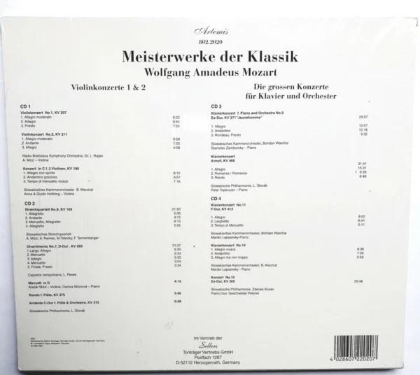 Meisterwerke Der Klassik Various 1997 New CD Top-quality Free UK shipping