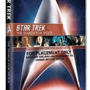 Star Trek III: The Search for Spock Leonard Nimoy 2009 DVD Top-quality