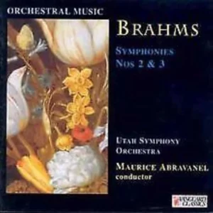 Brahms: Symphonies Nos 2 & 3 M. Abravanel CD Top-quality Free UK shipping