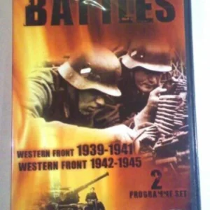 BATTLES - WESTERN FRONT 1939 - 1941 & 1942 - 1945 2006 DVD Top-quality