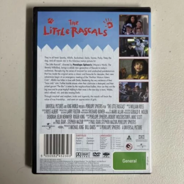 The Little Rascals Travis Tedford 2007 DVD Top-quality Free UK shipping