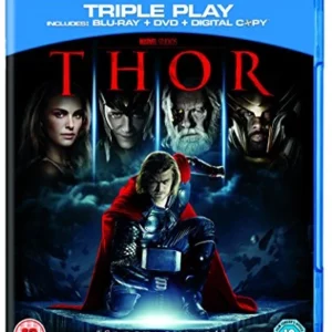 Thor Chris Hemsworth 2011 Blu-ray Top-quality Free UK shipping