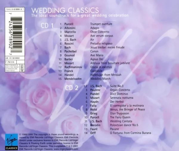 Wedding Classics Various Artists 2001 CD Top-quality Free UK shipping