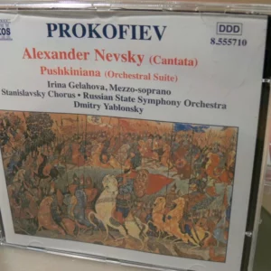 PROKOFIEV: Alexander Nevsky / Pushkiniana Irina Gelakhova 2003 CD Top-quality