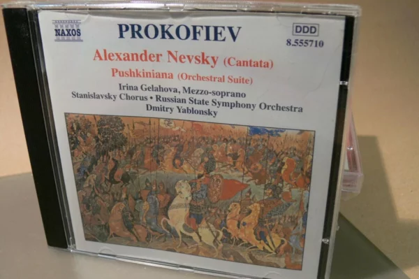 PROKOFIEV: Alexander Nevsky / Pushkiniana Irina Gelakhova 2003 CD Top-quality