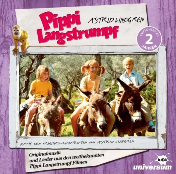 Pippi Langstrumpf Musik Astrid Lindgren 2009 New CD Top-quality