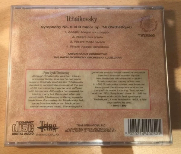 Tchaikovsky - Symphony No. 6 'Pathetique' various CD Top-quality