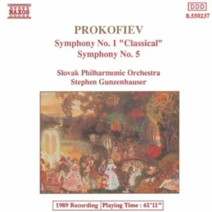 Prokofiev: Symphonies 1 & 5 Slovak Po CD Top-quality Free UK shipping