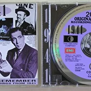 Time to Remember 1941 Various 1999 CD Top-quality Free UK shipping