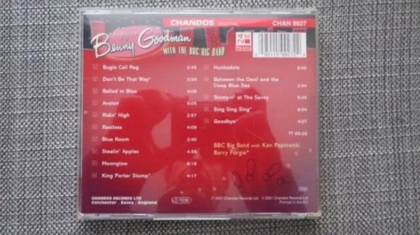 Tribute to Benny Goodman with the BBC Big Band BBC Big Band 2001 CD Top-quality