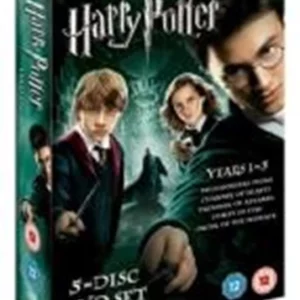 Harry Potter Years 1-5 Box Set Daniel Radcliffe 2007 DVD Top-quality