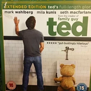 Ted Mark Wahlberg 2012 Blu-ray Top-quality Free UK shipping