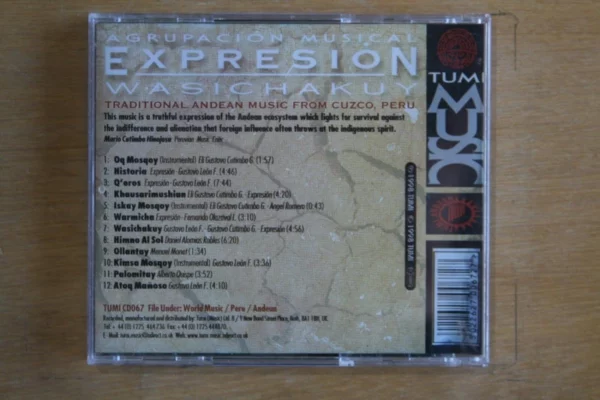 Wasichakuy Expresion CD Top-quality Free UK shipping