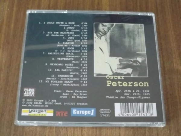 Oscar Peterson - Jazz in Paris Part Oscar Peterson 2002 CD Top-quality