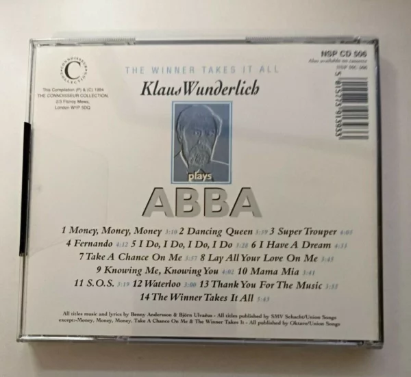 Klaus Wunderlich Plays Abba Klaus Wunderlich 2001 CD Top-quality