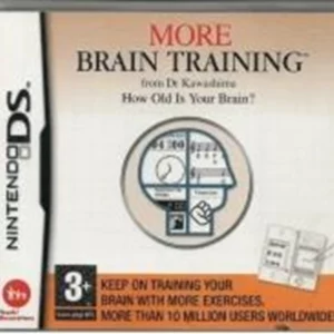 More Brain Training from Dr. Kawashima Nintendo 2DS 2007 Top-quality