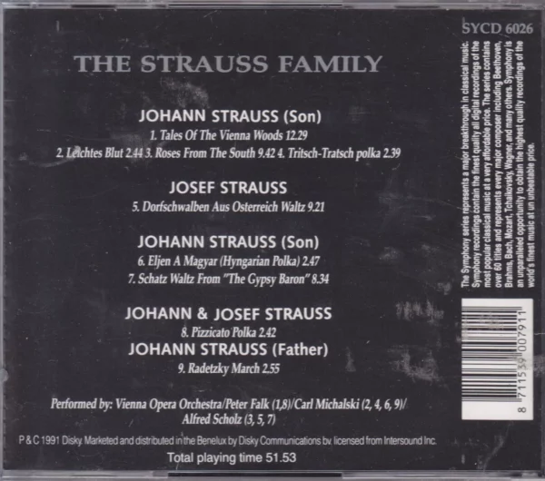 THE STRAUSS FAMILY. TALES OF THE VIENNA WOODS & MUSIC OF THE STRAUSS FAMILY 2005