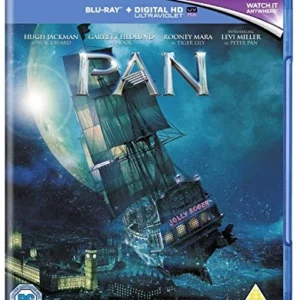 Pan Hugh Jackman 2016 Blu-ray Top-quality Free UK shipping