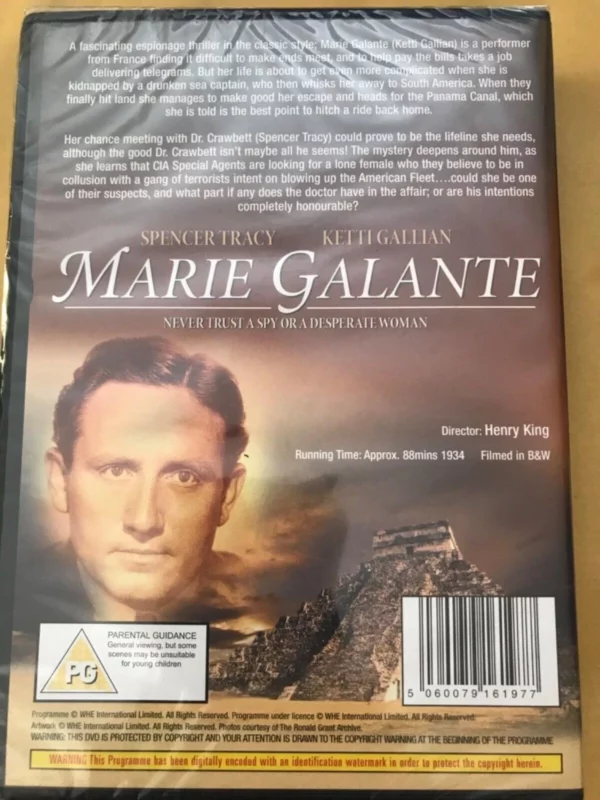 MARIE GALANTE Spencer Tracy New DVD Top-quality Free UK shipping