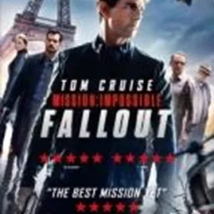 Mission Impossible Fallout 2018 DVD Top-quality Free UK shipping