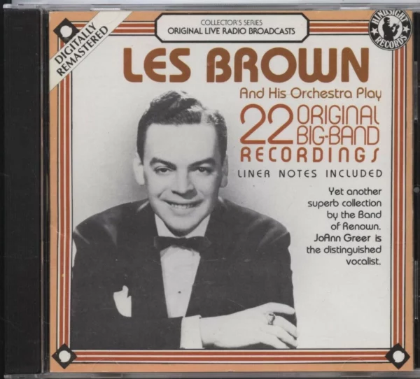 22 Original Big Band Recordings Les Brown and his Orchestra 1987 CD Top-quality