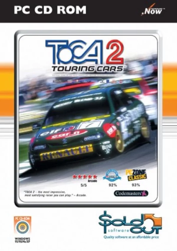 TOCA 2: Touring Cars Windows 95 2002 Top-quality Free UK shipping