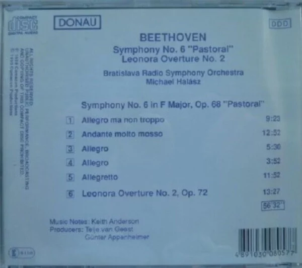 Sinfonie 6 Beethoven 1990 CD Top-quality Free UK shipping