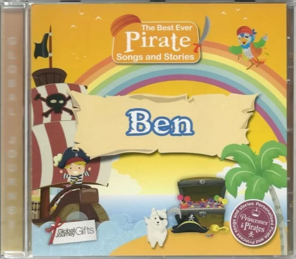 THE BEST EVER PIRATE SONGS AND STORIES PERSONALISED CHILDREN'S Various 2013 CD