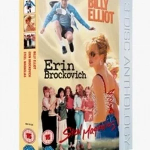 Billy Elliot/Steel Magnolias/Erin Brockovich Julia Roberts 2006 DVD Top-quality