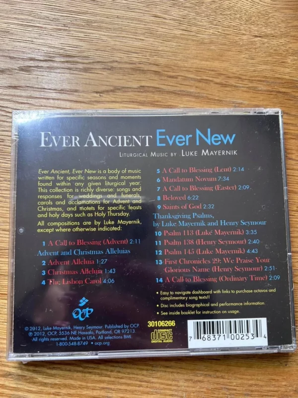 Ever Ancient Ever New Luke Mayernik 2012 New CD Top-quality Free UK shipping