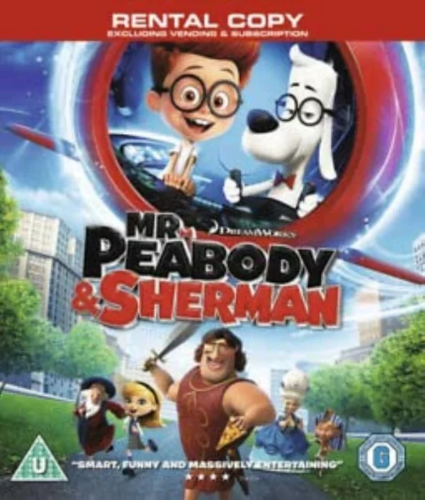 MR. PEABODY AND SHERMAN RENTAL DVD 2014 DVD Top-quality Free UK shipping