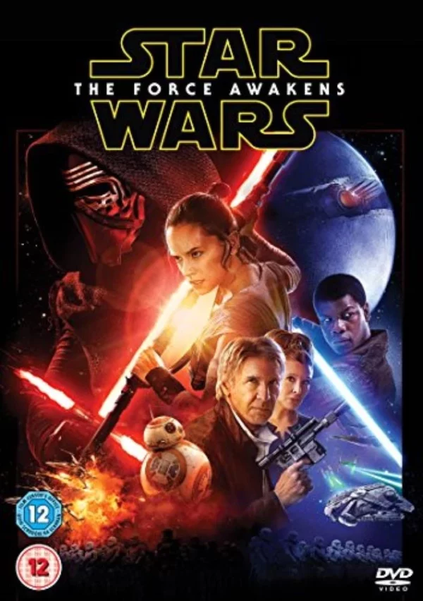 Star Wars: The Force Awakens Carrie Fisher 2016 DVD Top-quality