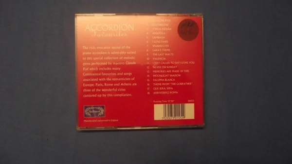 Accordian Favourites Various 2001 CD Top-quality Free UK shipping