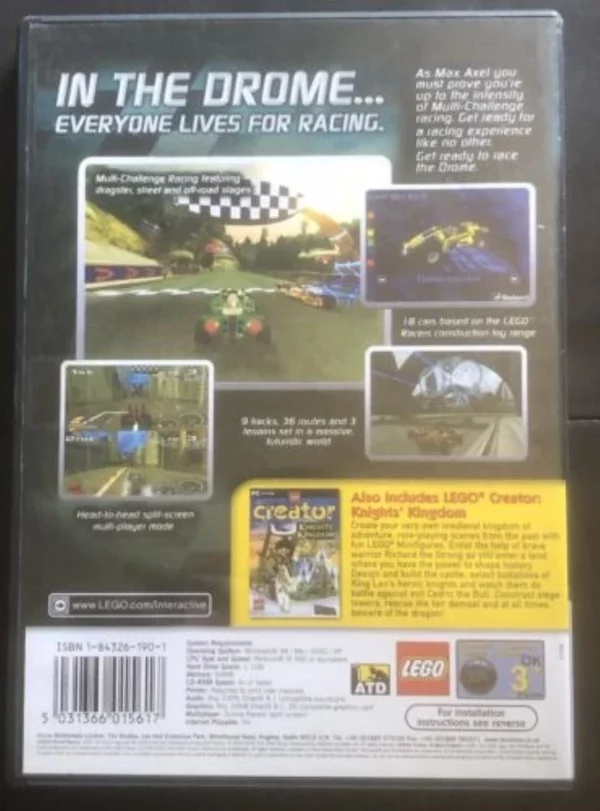 LEGO Drome Racers: Creator Knights Kingdom Windows XP 2005 Top-quality