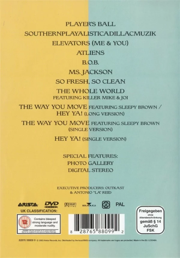 OutKast - Videos 1999 DVD Top-quality Free UK shipping