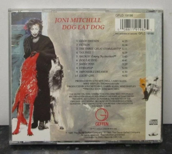 Dog Eat Dog Joni Mitchell 1985 CD Top-quality Free UK shipping