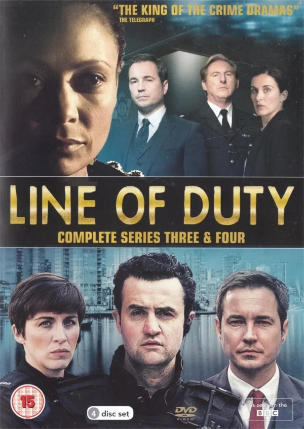 Line of Duty: Complete Series Three & Four 2019 DVD Top-quality