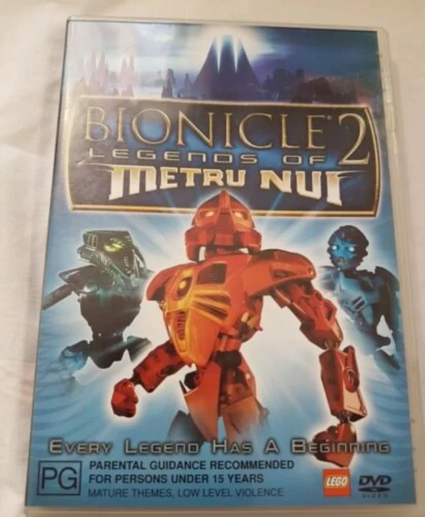 Bionicle 02 - Legends Of Metru Nui Brett Matthews 2004 DVD Top-quality