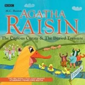 Agatha Raisin: The Curious Curate and the Buried Treasure M.C. Beaton 2009 CD