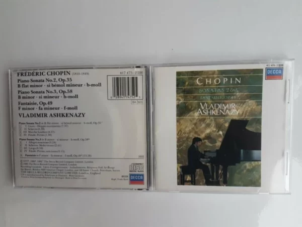 Ashkenazy : Sonatas 2 & 3 Ashkenazy 1986 CD Top-quality Free UK shipping