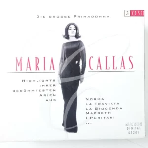 Maria Callas Die grosse Primadonna Maria Callas 1999 CD Top-quality