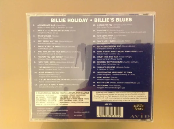 Billie's Blues Billie Holiday 1996 CD Top-quality Free UK shipping